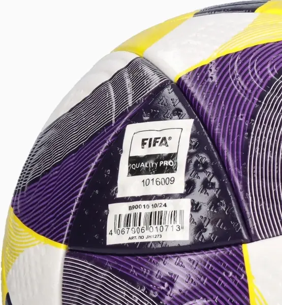 Футбольный мяч Adidas CONEXT 25 PRO бело-желто-фиолетовый Размер 5 JH1273