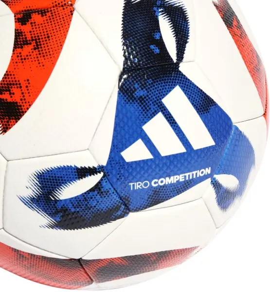 Футбольний м'яч Adidas TIRO COMPETITION біло-синьо-червоний Розмір 5 HT2426