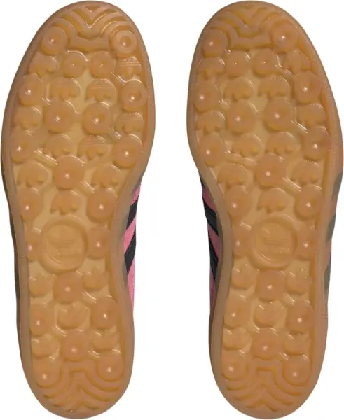 Кеди жіночі Adidas GAZELLE рожево-чорно-фіолетові IE7002