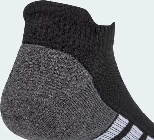 Носки Adidas PERFORMANCE CLIMACOOL CUSHIONED LOW SOCKS 3P черно-серые (3 пары) JC6413
