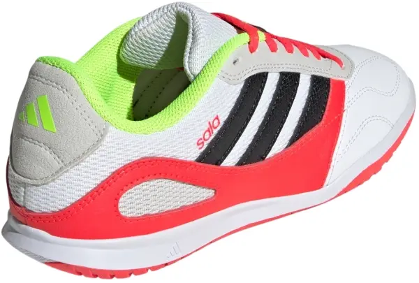 Футзалки (бампи) дитячі Adidas SUPER SALA III J біло-коралово-салатові JP5435