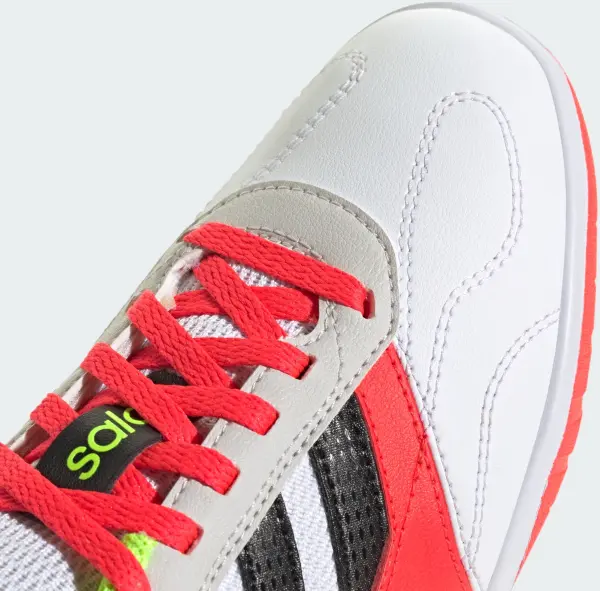 Футзалки (бампи) дитячі Adidas SUPER SALA III J біло-коралово-салатові JP5435
