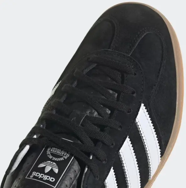 Кеды Adidas GAZELLE INDOOR черно-белые HO6259