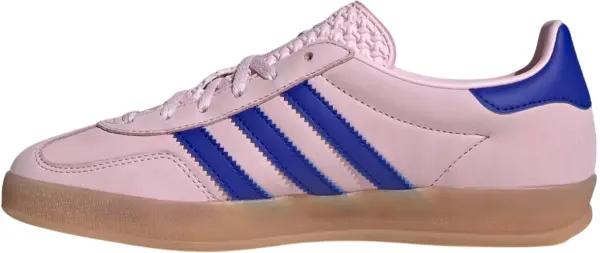 Кеды женские Adidas GAZELLE INDOOR светло-розово-синие JI1371