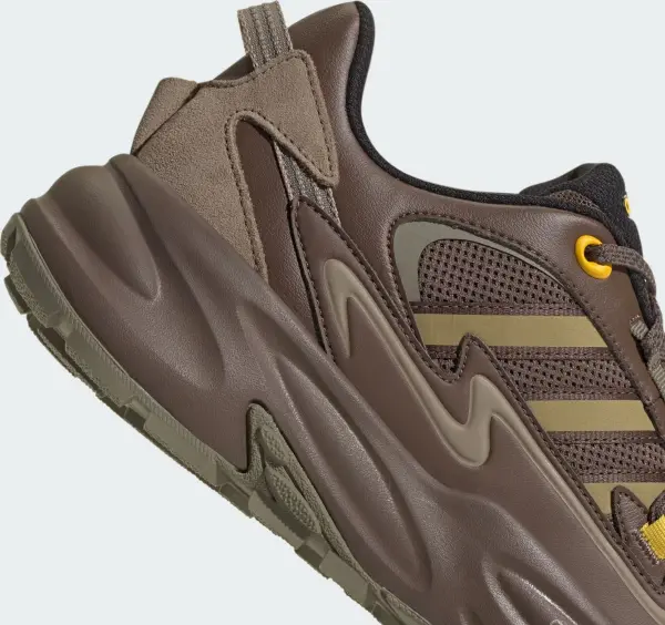 Кросівки Adidas OZWAVE SURGE коричнево-світло-коричнево-жовті JQ5982