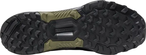 Кроссовки для хайкинга Adidas EASTRAIL 2.0 MID RAIN.RDY HIKING черно-серо-оранжевые IG8858