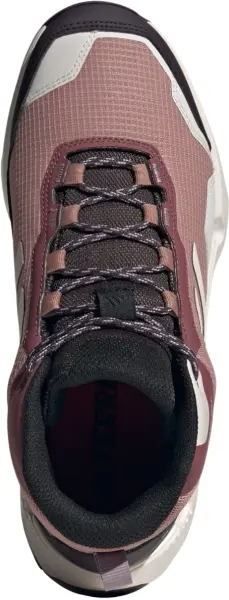 Кроссовки для хайкинга женские Adidas TERREX EASTRAIL 2.0 MID RAIN.RDY HIKING темно-розово-кремово-черные JP5115