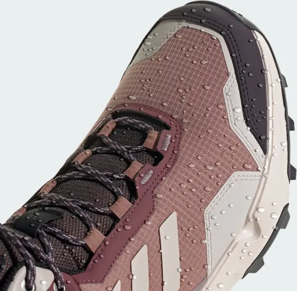 Кроссовки для хайкинга женские Adidas TERREX EASTRAIL 2.0 MID RAIN.RDY HIKING темно-розово-кремово-черные JP5115