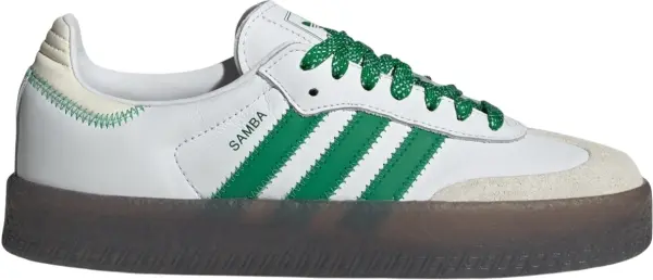 Кросівки жіночі Adidas SAMBAE біло-зелені IE9105