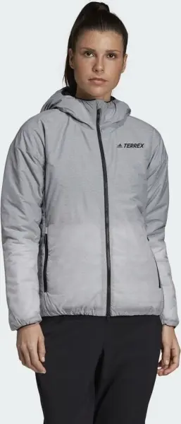 Куртка жіноча Adidas TERREX WINDWEAVE INSULATED сіра DZ0795