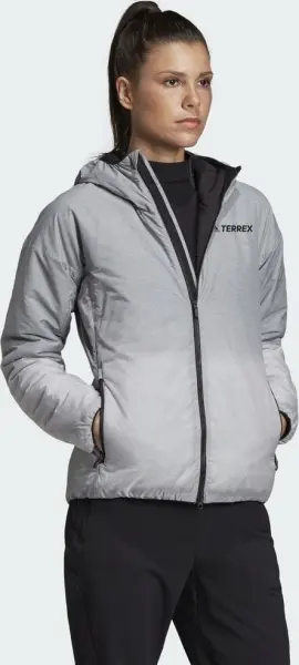 Куртка жіноча Adidas TERREX WINDWEAVE INSULATED сіра DZ0795