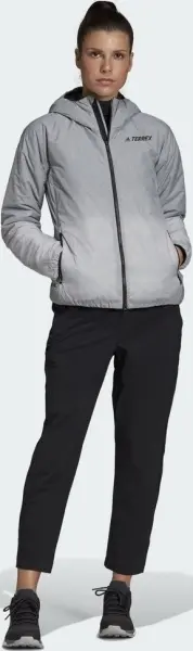 Куртка жіноча Adidas TERREX WINDWEAVE INSULATED сіра DZ0795