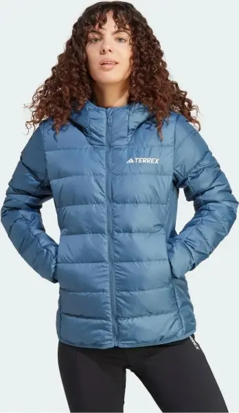 Пуховик жіночий Adidas TERREX MULTI синій IP6037