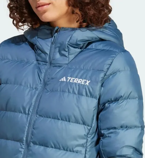 Пуховик жіночий Adidas TERREX MULTI синій IP6037