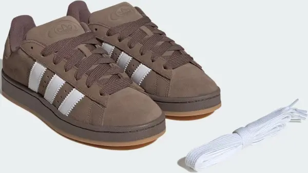 Кеды Adidas CAMPUS 00S коричнево-белые JH8789