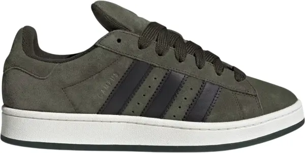 Кеди Adidas CAMPUS 00S темно-зелено-чорні JH9611