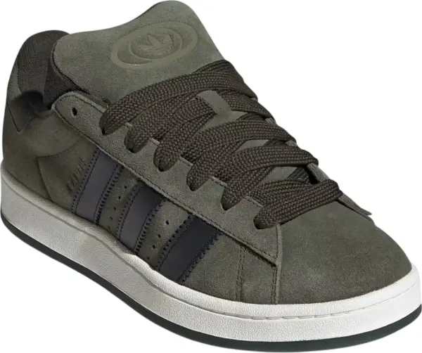 Кеди Adidas CAMPUS 00S темно-зелено-чорні JH9611