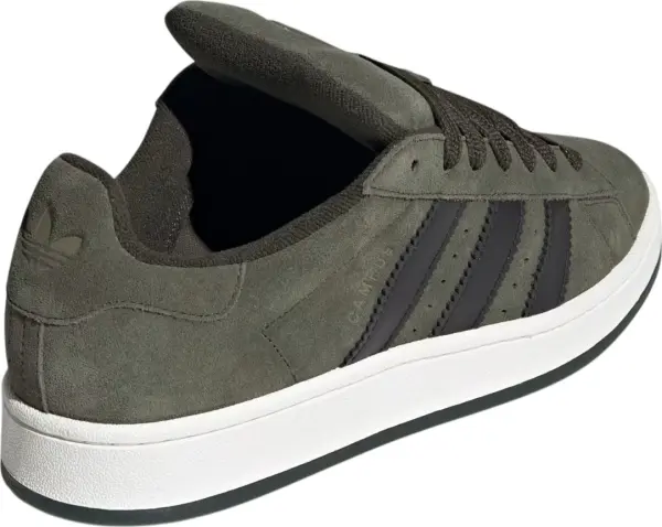 Кеди Adidas CAMPUS 00S темно-зелено-чорні JH9611