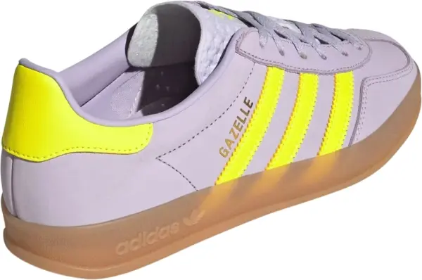 Кеди жіночі Adidas GAZELLE INDOOR бузково-жовті IH5492