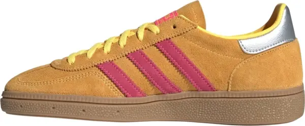 Кроссовки для гандбола женские Adidas HANDBALL SPEZIAL оранжево-розово-серебряные JI1406