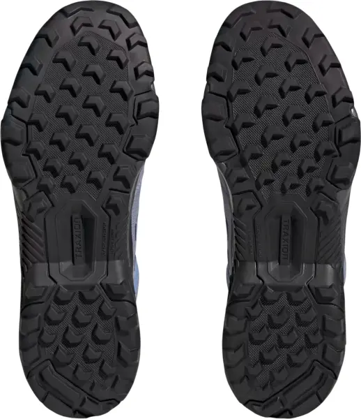 Кроссовки для хайкинга Adidas EASTRAIL 2.0 MID RAIN.RDY HIKING дымчато-голубо-черно-оранжевые HP8601