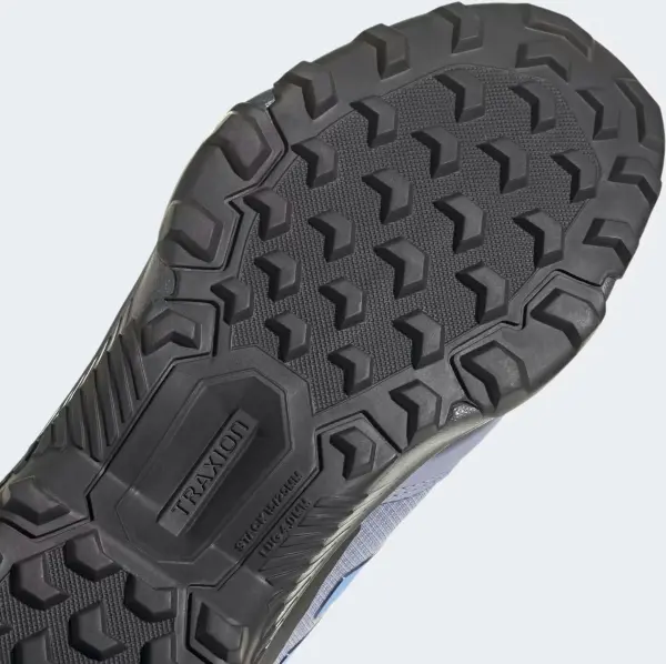 Кроссовки для хайкинга Adidas EASTRAIL 2.0 MID RAIN.RDY HIKING дымчато-голубо-черно-оранжевые HP8601