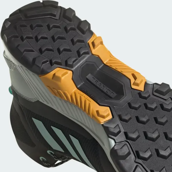 Кроссовки для хайкинга Adidas EASTRAIL 2.0 MID RAIN.RDY HIKING черно-бирюзово-серые IF4912