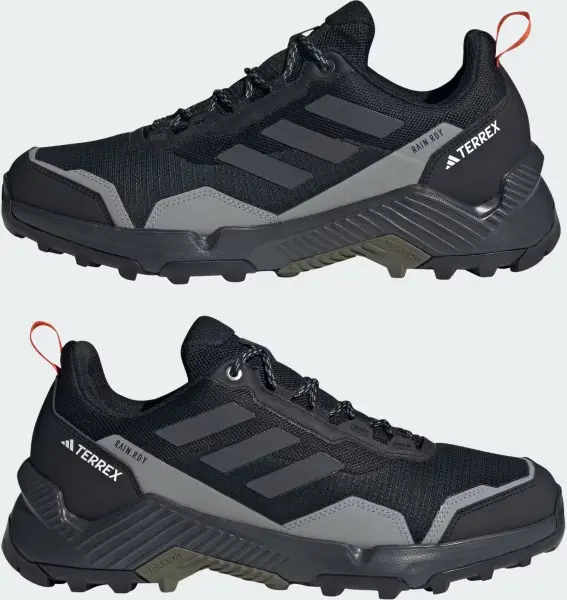 Кроссовки для хайкинга Adidas EASTRAIL 2.0 RAIN.RDY HIKING черно-серо-оранжевые IG8859
