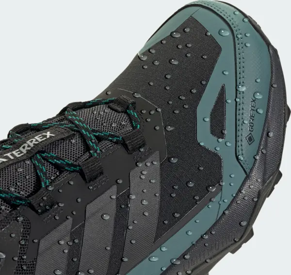 Кроссовки для хайкинга Adidas TERREX SKYCHASER AX5 GORE-TEX черно-темно-бирюзовые JQ2209