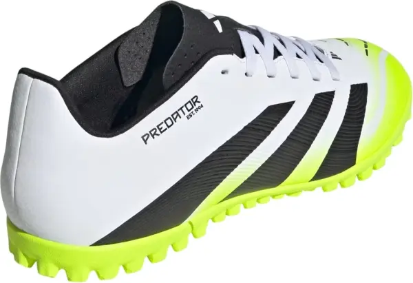 Сороконожки (шиповки) Adidas PREDATOR CLUB TF бело-черно-лаймовые JH8854