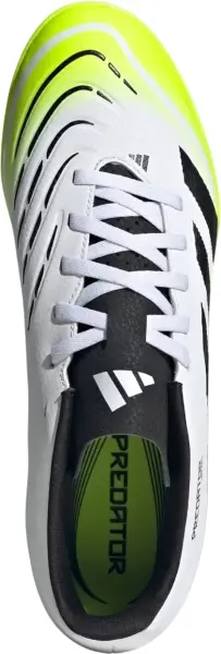 Сороконожки (шиповки) Adidas PREDATOR CLUB TF бело-черно-лаймовые JH8854