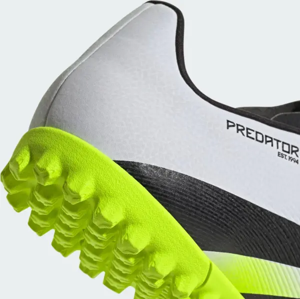 Сороконожки (шиповки) Adidas PREDATOR CLUB TF бело-черно-лаймовые JH8854