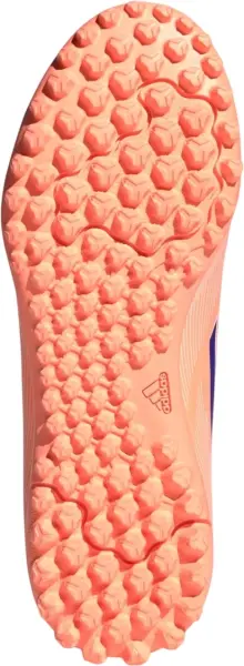 Сороконожки (шиповки) детские Adidas F50 CLUB TF персиково-синие JI0040