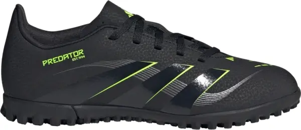 Сороконожки (шиповки) детские Adidas PREDATOR CLUB TF черно-салатовые JH8863