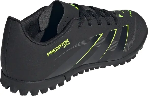 Сороконожки (шиповки) детские Adidas PREDATOR CLUB TF черно-салатовые JH8863