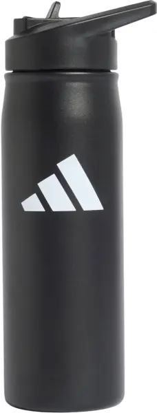 Пляшка для води Adidas METAL STRAW 600 мл чорна KC6409