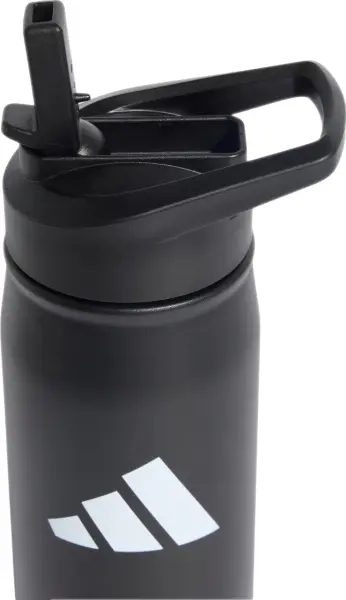 Пляшка для води Adidas METAL STRAW 600 мл чорна KC6409