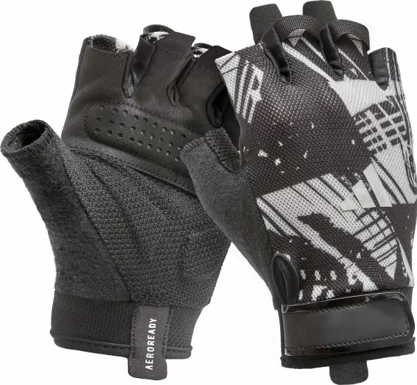 Рукавички для тренінгу Adidas ESSENTIAL TRAINING GLOVES чорно-сірі XL ADGB-15004AB