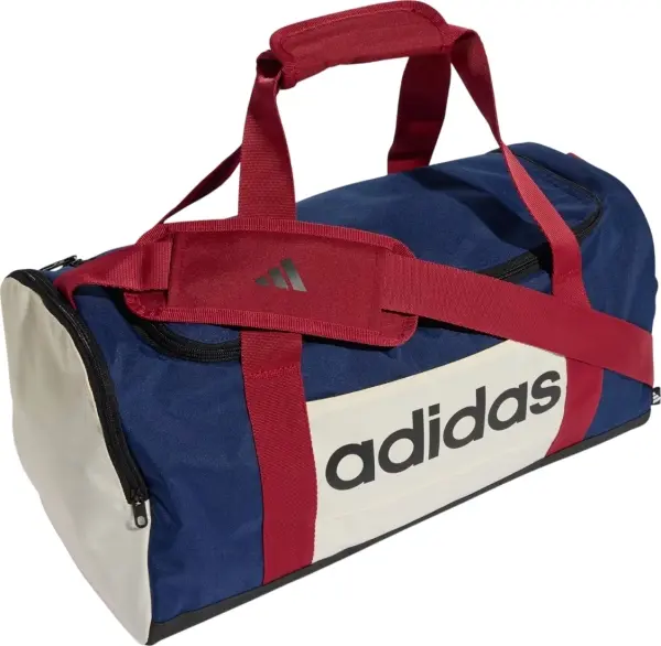 Сумка спортивна Adidas LINEAR DUFFEL SMALL COLORBLOCK 24L синьо-червоно-біла KE5543