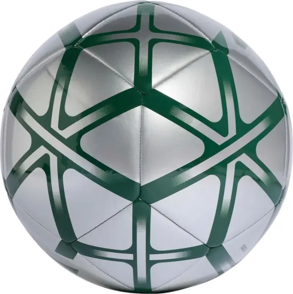 Футбольний м'яч Adidas STARLANCER CLUB срібно-темно-зелений Розмір 4 JW1358