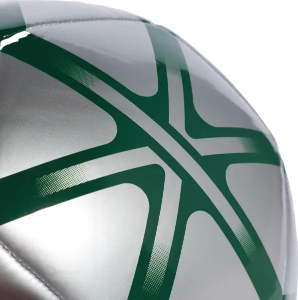 Футбольний м'яч Adidas STARLANCER CLUB срібно-темно-зелений Розмір 5 JW1358
