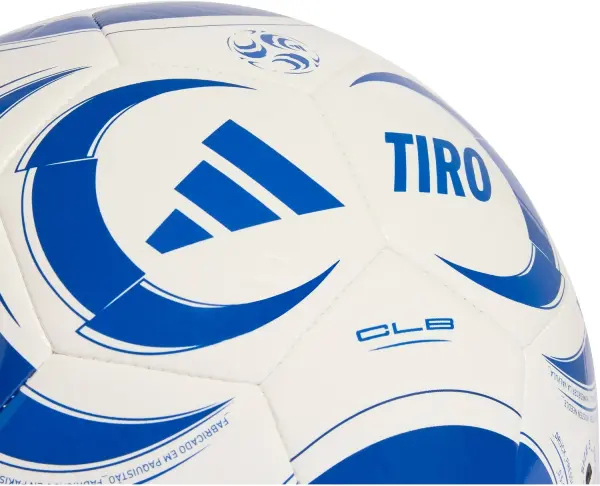 Футбольный мяч Adidas TIRO CLUB бело-синий Размер 4 KF8846