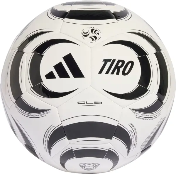 Футбольний м'яч Adidas TIRO CLUB біло-чорний Розмір 4 JW1530