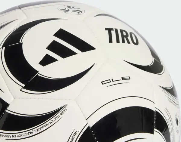 Футбольний м'яч Adidas TIRO CLUB біло-чорний Розмір 4 JW1530