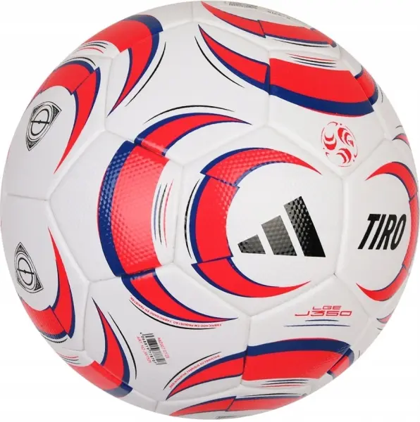 Футбольний м'яч Adidas TIRO LEAGUE J350 біло-червоно-синій Розмір 4 JW1525