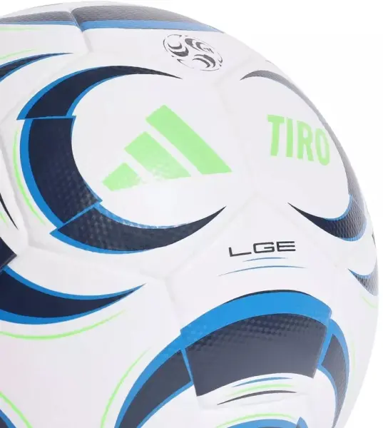 Футбольный мяч Adidas TIRO LEAGUE бело-сине-зеленый Размер 5 KA5262