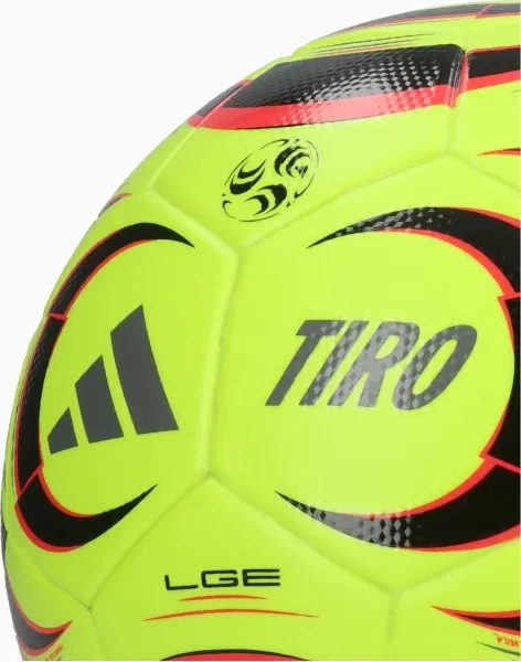 Футбольный мяч Adidas TIRO LEAGUE лимонно-черно-красный Размер 5 KA5260