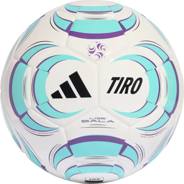Футзальний м'яч Adidas TIRO LEAGUE SALA біло-бірюзово-фіолетовий Розмір 4 JW1526