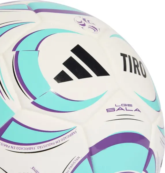 Футзальний м'яч Adidas TIRO LEAGUE SALA біло-бірюзово-фіолетовий Розмір 4 JW1526