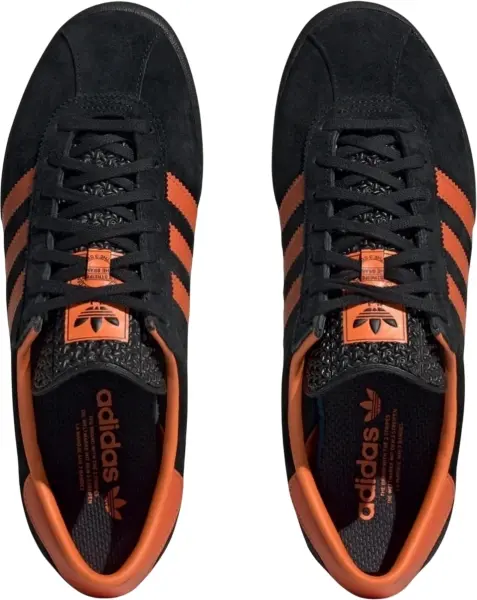 Кроссовки Adidas JEANS MKII черно-оранжевые GY7412